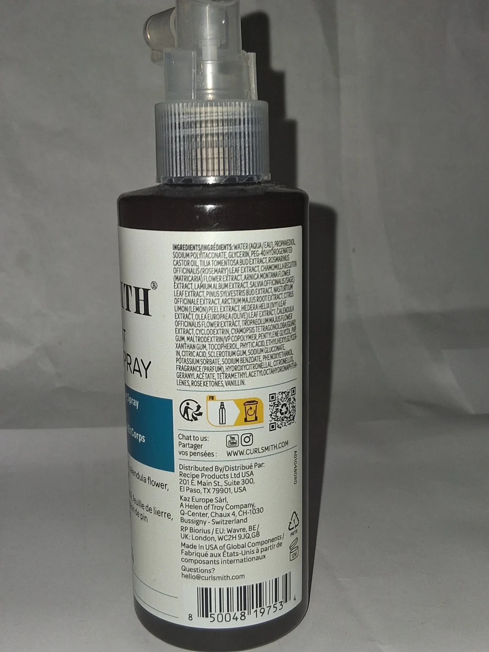 Curlsmith Root Boost Uplifting Spray — NWOT